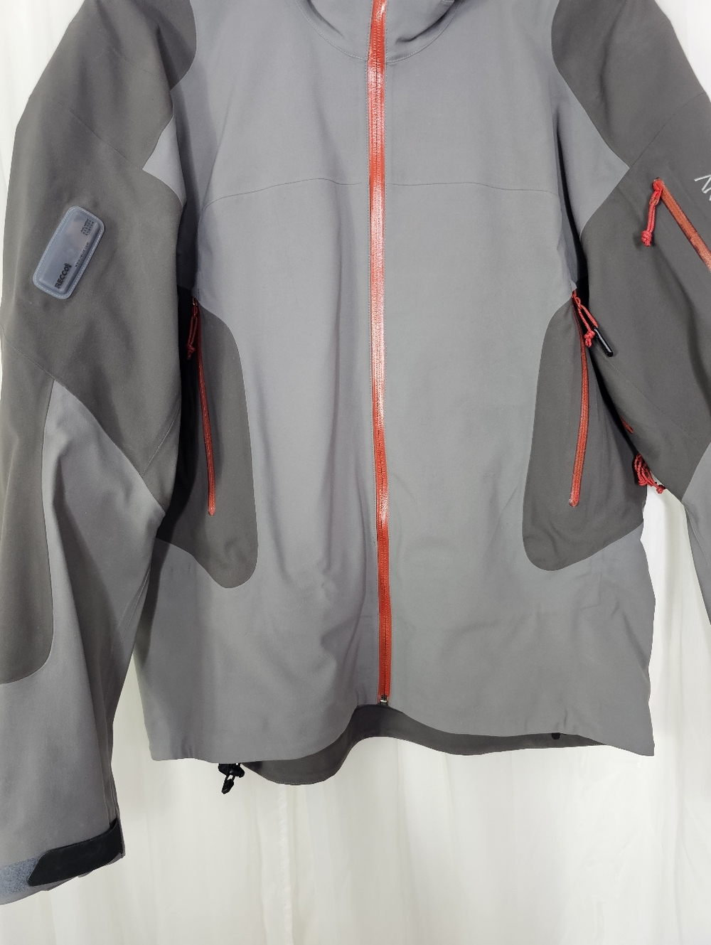 Vintage Arcteryx Stingray GoreTex Recco Jacket Gray Gunmetal Saltilo Men's Large - Picture 5 of 14